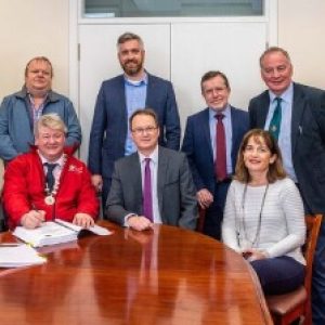 Bantry Flood Relief Scheme Contract Signing